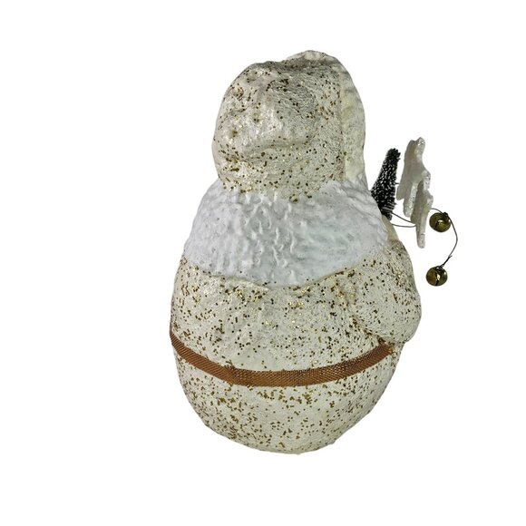 Department 56 Father Frost Roly Poly Santa Claus Belsnickle Stars Round Tree - Picture 2 of 8